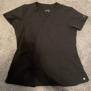 Barco One Black Scrub Top